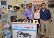 The Honewell team who provide labelling and scanning equipment in Ecuador.